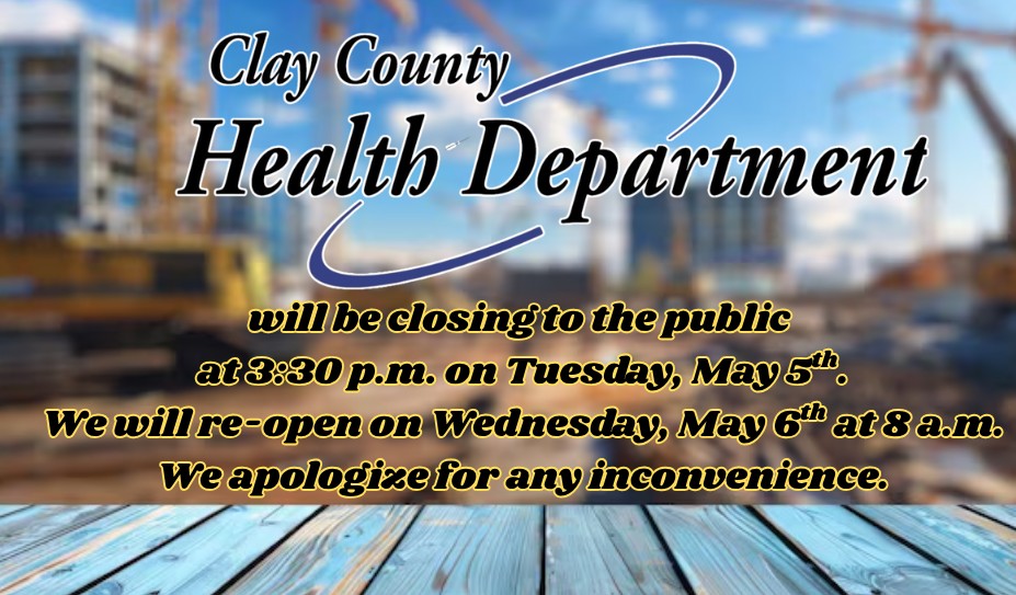 Closing at 3:30 on May 5th